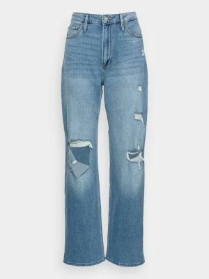 Jeansy Relaxed Fit Hollister Co. niebieski denim