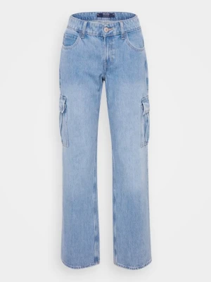 Jeansy Relaxed Fit Hollister Co. niebieski denim