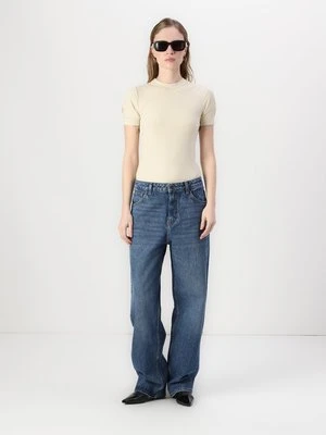 Jeansy Relaxed Fit Hugo niebieski
