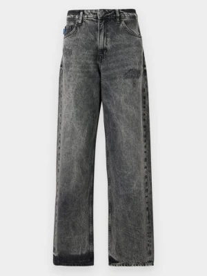 Jeansy Relaxed Fit Hugo czarny