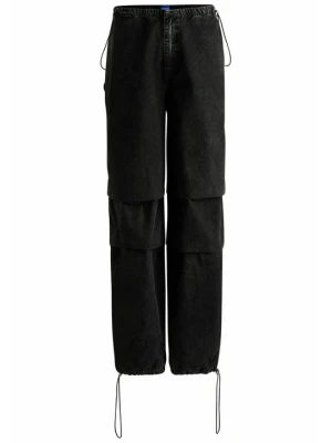 Jeansy Relaxed Fit Hugo szary