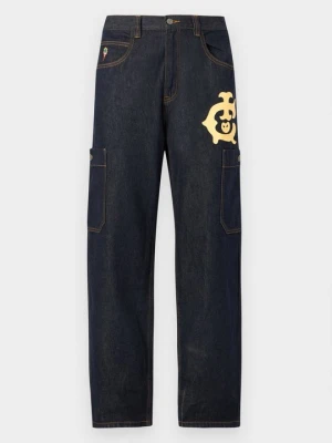 Jeansy Relaxed Fit Icecream fioletowy