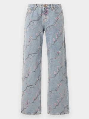 Jeansy Relaxed Fit Icecream jasnoniebieski