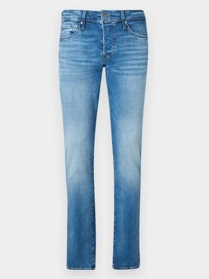 Jeansy Relaxed Fit Jack&Jones niebieski denim