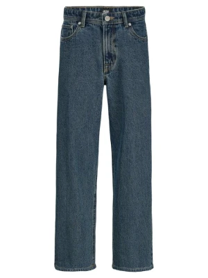 Jeansy Relaxed Fit Jack & Jones Kids niebieski denim