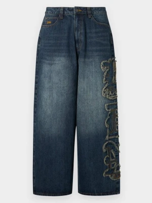 Jeansy Relaxed Fit Jaded London niebieski denim