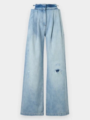 Jeansy Relaxed Fit Just Cavalli niebieski denim