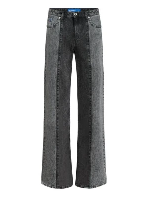 Jeansy Relaxed Fit KARL LAGERFELD czarny