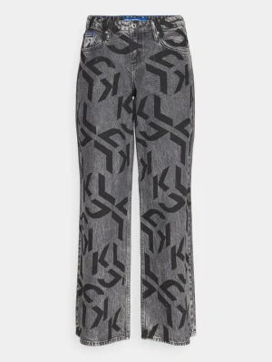 Jeansy Relaxed Fit KARL LAGERFELD szary