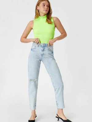 Jeansy Relaxed Fit KOTON jasnoniebieski