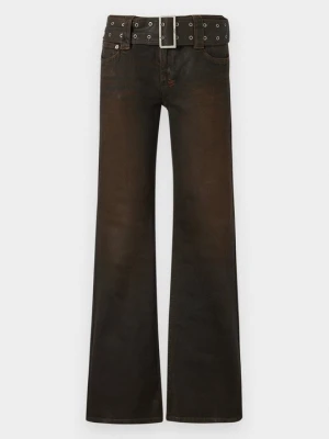Jeansy Relaxed Fit KSUBI brązowy