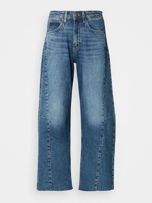 Wide leg Lee ciemnoniebieski