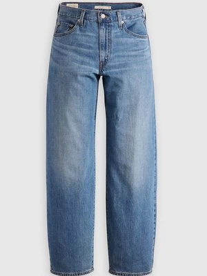 Jeansy baggy Levi's niebieski denim