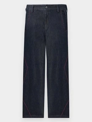Jeansy Relaxed Fit Lyle & Scott ciemnoniebieski