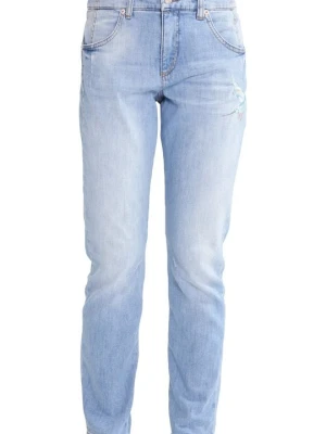 Jeansy Relaxed Fit MAC jasnoniebieski denim