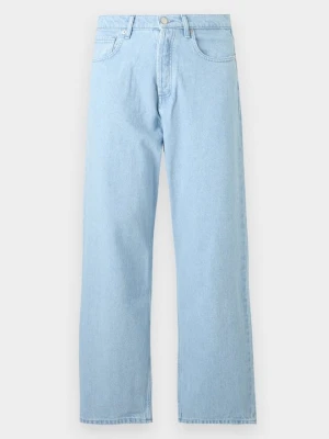 Jeansy Relaxed Fit Maison Kitsuné jasnoniebieski