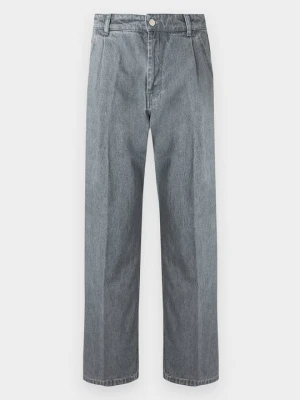Jeansy Relaxed Fit Maison Kitsuné jasnoszary