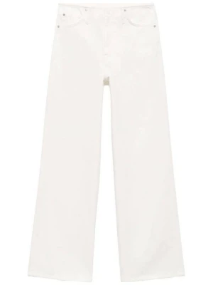Jeansy Relaxed Fit Mango mleczny