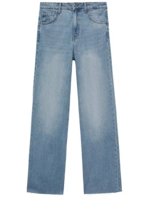 Jeansy Relaxed Fit Mango niebieski