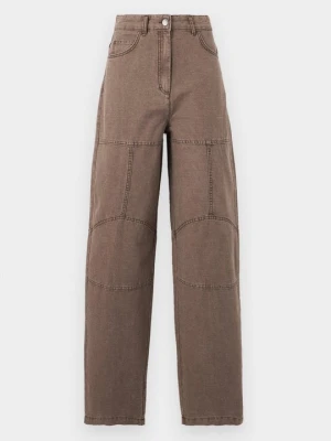 Jeansy Relaxed Fit MAX&Co. brązowy