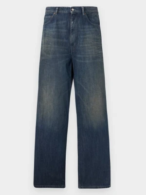 Jeansy Relaxed Fit MM6 Maison Margiela ciemnoniebieski