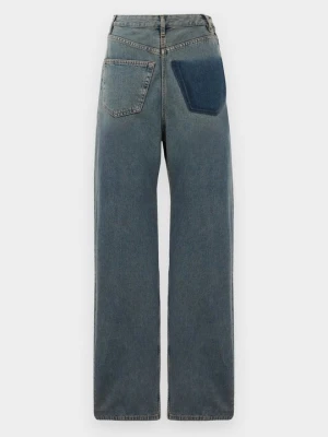 Jeansy Relaxed Fit MM6 Maison Margiela jasnoszary