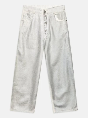 Jeansy Relaxed Fit MM6 Maison Margiela mleczny