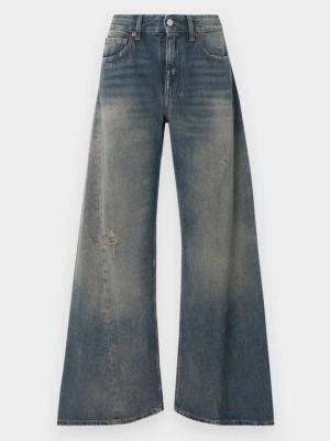 Jeansy Relaxed Fit MM6 Maison Margiela szary