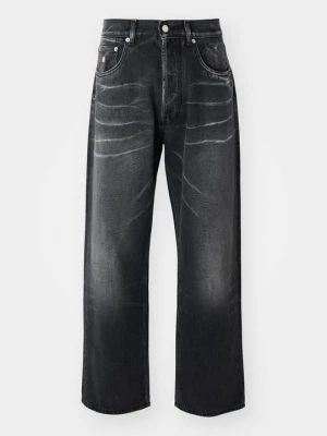 Jeansy Relaxed Fit MOSCHINO czarny