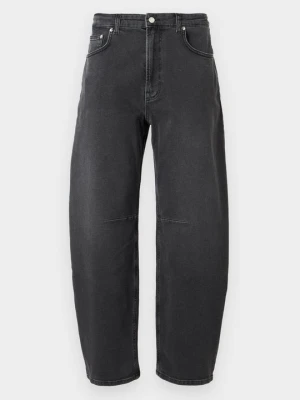Jeansy Relaxed Fit MOSCHINO szary
