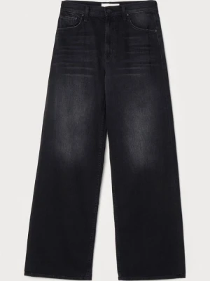 Jeansy Relaxed Fit Mother czarny