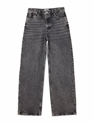 Jeansy Relaxed Fit NA-KD szary