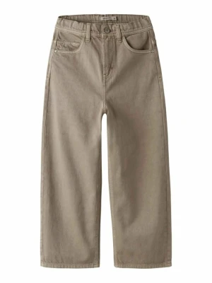 Jeansy Relaxed Fit NAME IT jasnobrązowy