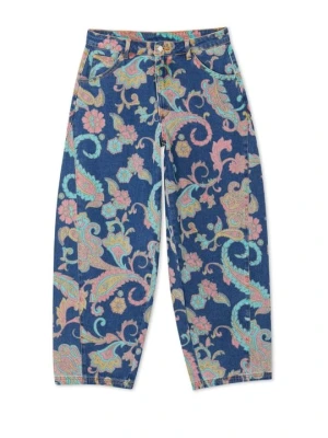 Jeansy Relaxed Fit Never Fully Dressed niebieski