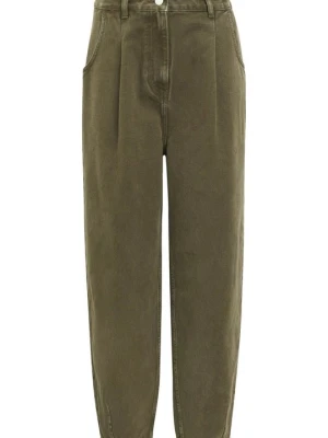 Jeansy Relaxed Fit Next khaki