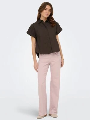 Jeansy Relaxed Fit Only liliowy