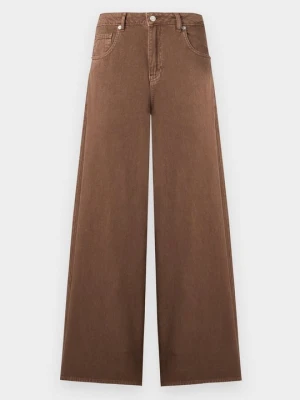 Jeansy Relaxed Fit Only jasny brąz