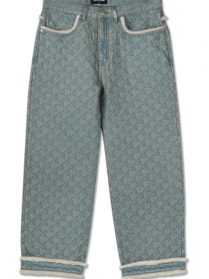 Jeansy Relaxed Fit Pegador niebieski denim