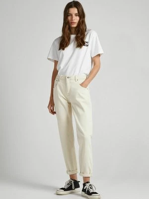 Jeansy Relaxed Fit Pepe Jeans mleczny