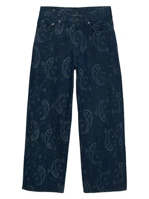 Jeansy Relaxed Fit PULL&BEAR niebieski denim