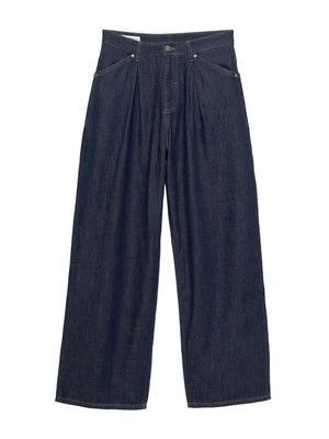 Jeansy Relaxed Fit PULL&BEAR granatowy
