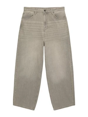 Jeansy Relaxed Fit PULL&BEAR jasnoszary