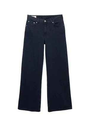 Jeansy Relaxed Fit PULL&BEAR granatowy