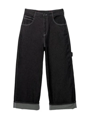 Jeansy Relaxed Fit PULL&BEAR czarny