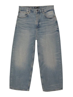 Jeansy Relaxed Fit PULL&BEAR jasnoniebieski