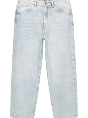 Jeansy Relaxed Fit PULL&BEAR jasnoniebieski denim