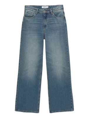 Jeansy Relaxed Fit PULL&BEAR niebieski denim
