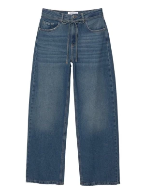 Jeansy Relaxed Fit PULL&BEAR niebieski denim