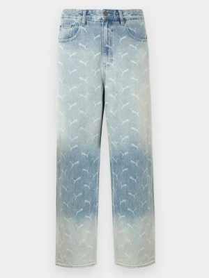 Jeansy Relaxed Fit Puma niebieski