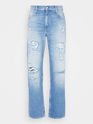 Jeansy Relaxed Fit Replay niebieski denim